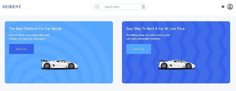 Rental E-Commerce Website